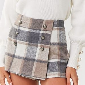 Plaid Skort